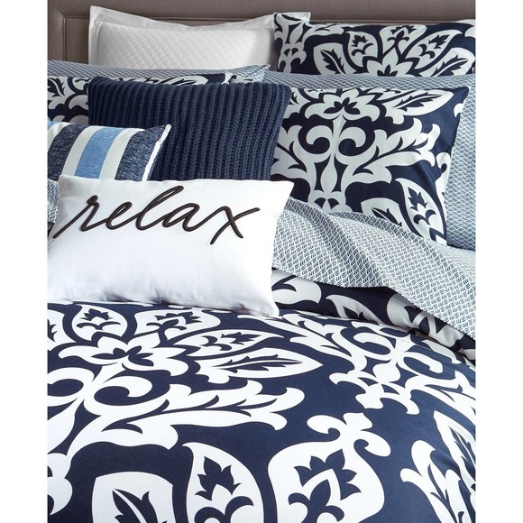 Charter Club Damask Designs 2-Pc Pima Cotton Medallion Damask Comforter Set TWIN - Picture 3 of 4